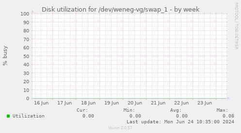 Disk utilization for /dev/weneg-vg/swap_1